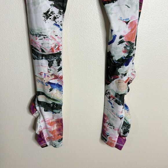 LULULEMON Speed Tight III Pigment Wave print athletic leggings gym workout - Picture 8 of 12